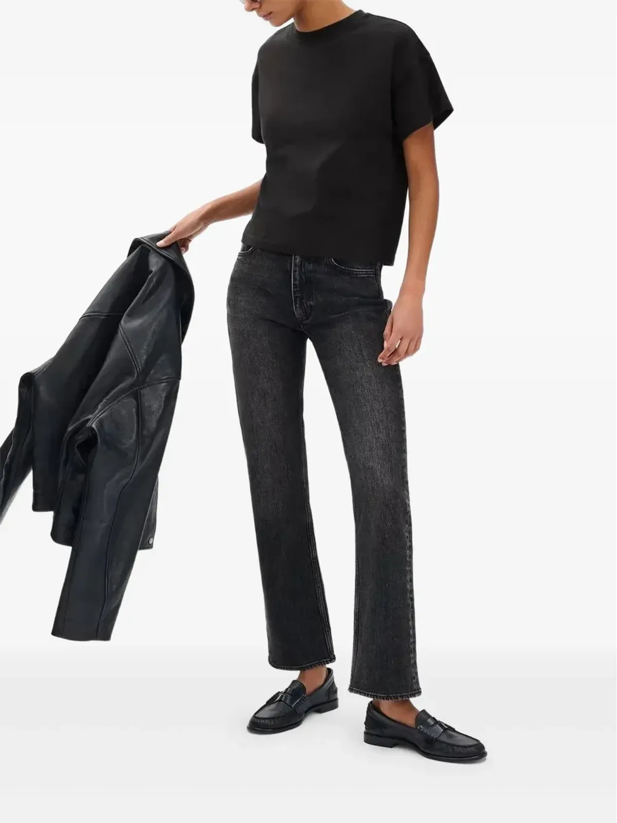 rag & bone ケリー ボクシー コットンTシャツ - 画像2