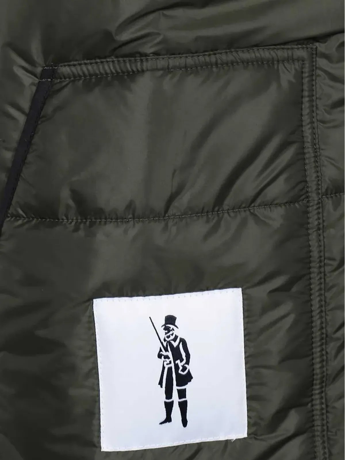Mackintosh キルト入りパッド付きジレ グリーン - 画像3