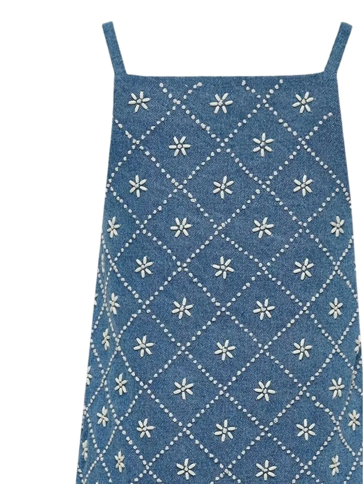 rag & bone Gentry 刺繍デニムドレス ブルー - 画像2