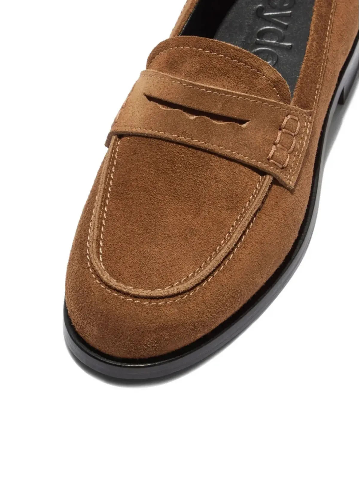 Aeyde Oscar suede loafers - Brown - 画像5
