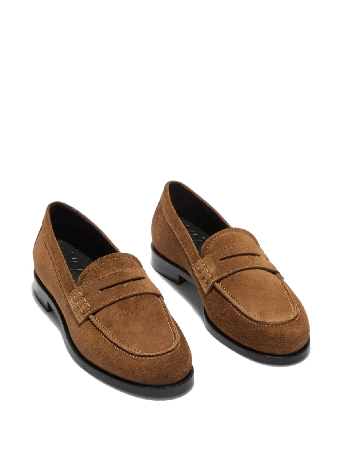 Aeyde Oscar suede loafers - Brown - 画像2