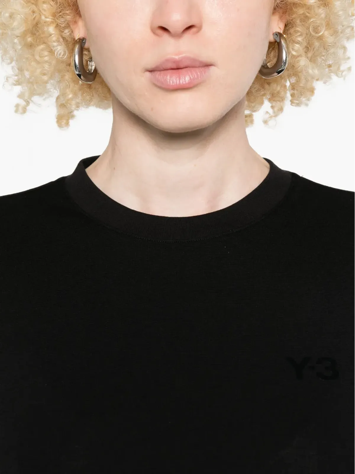 Y-3 ロゴプリント長袖Tシャツ - 画像5