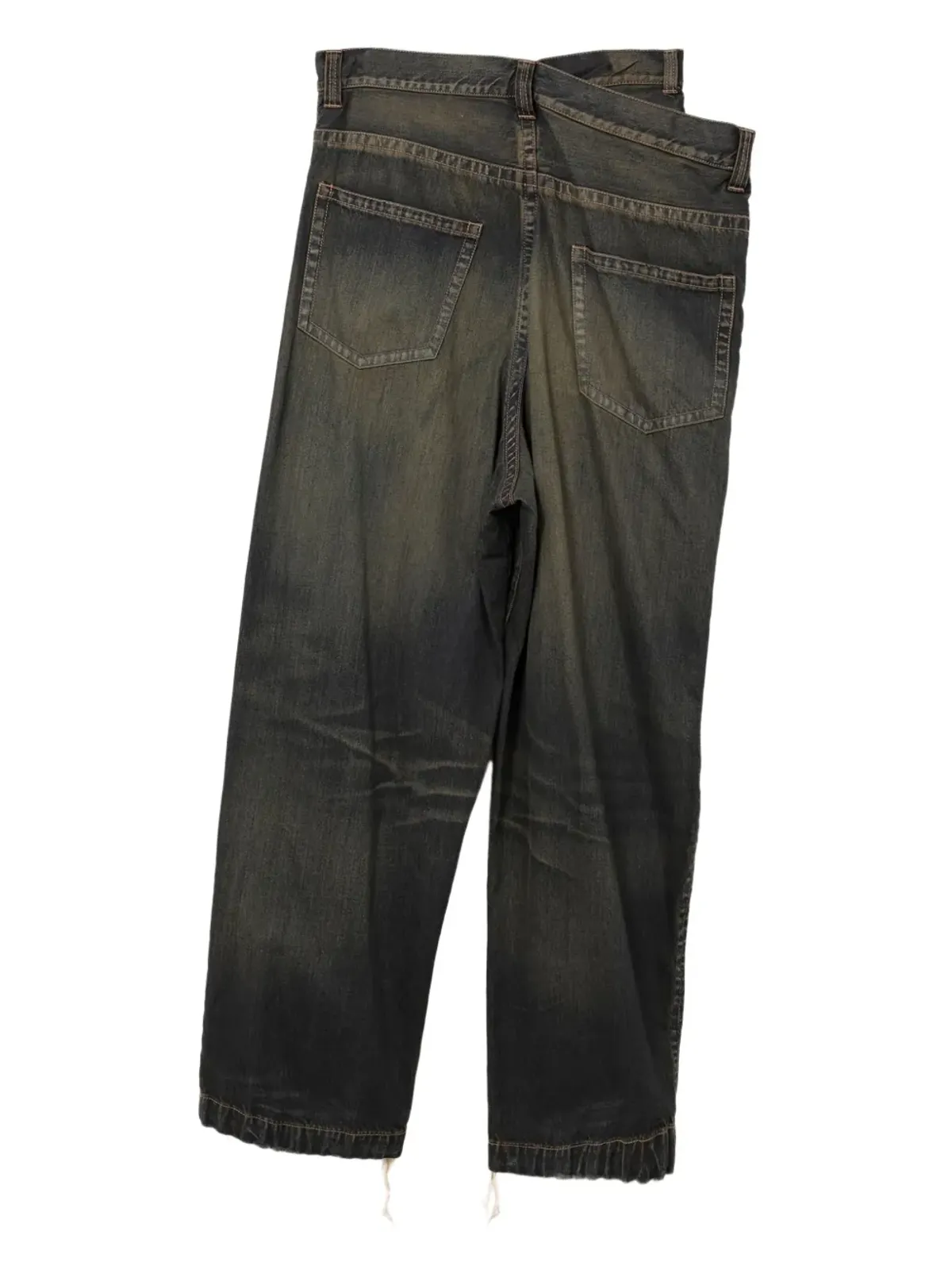 Maison MIHARA YASUHIRO layered jeans - Blue - 画像2