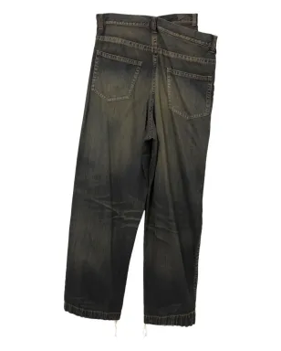Maison MIHARA YASUHIRO layered jeans - Blue - サムネイル2