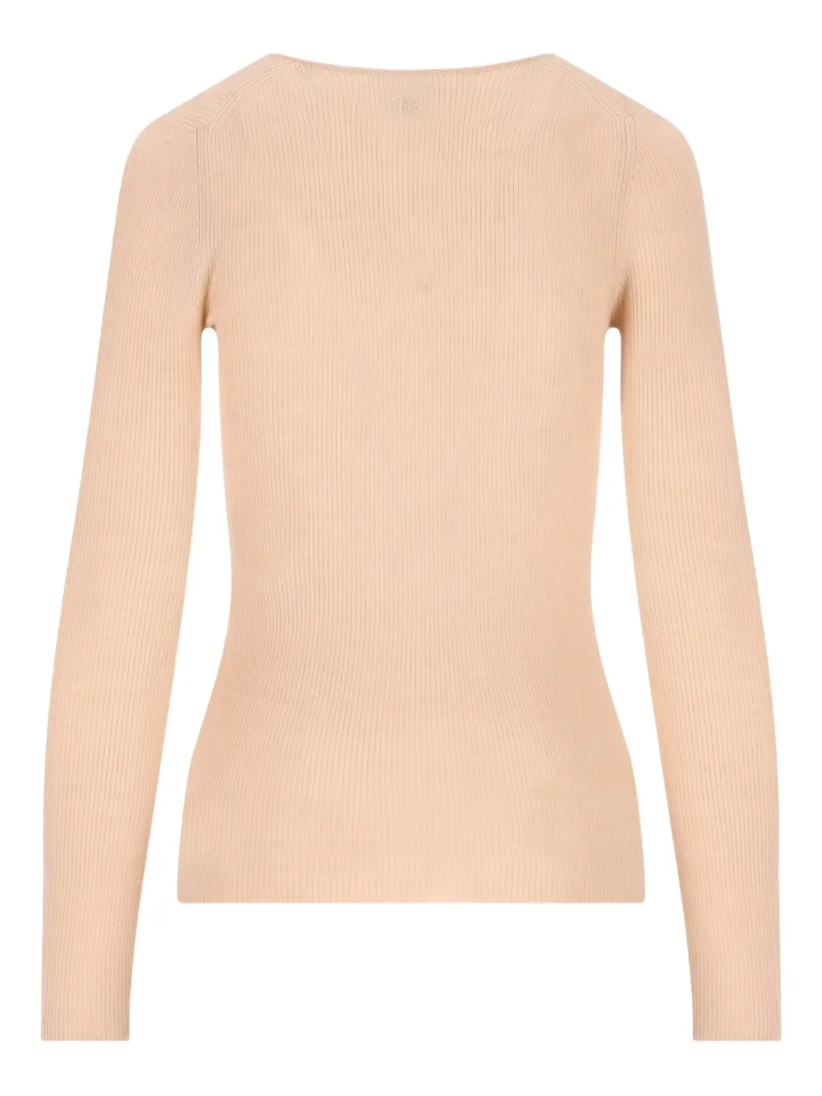 Chloé ヘンリーネック リブ編み ボタンフロント Tシャツ - 画像2