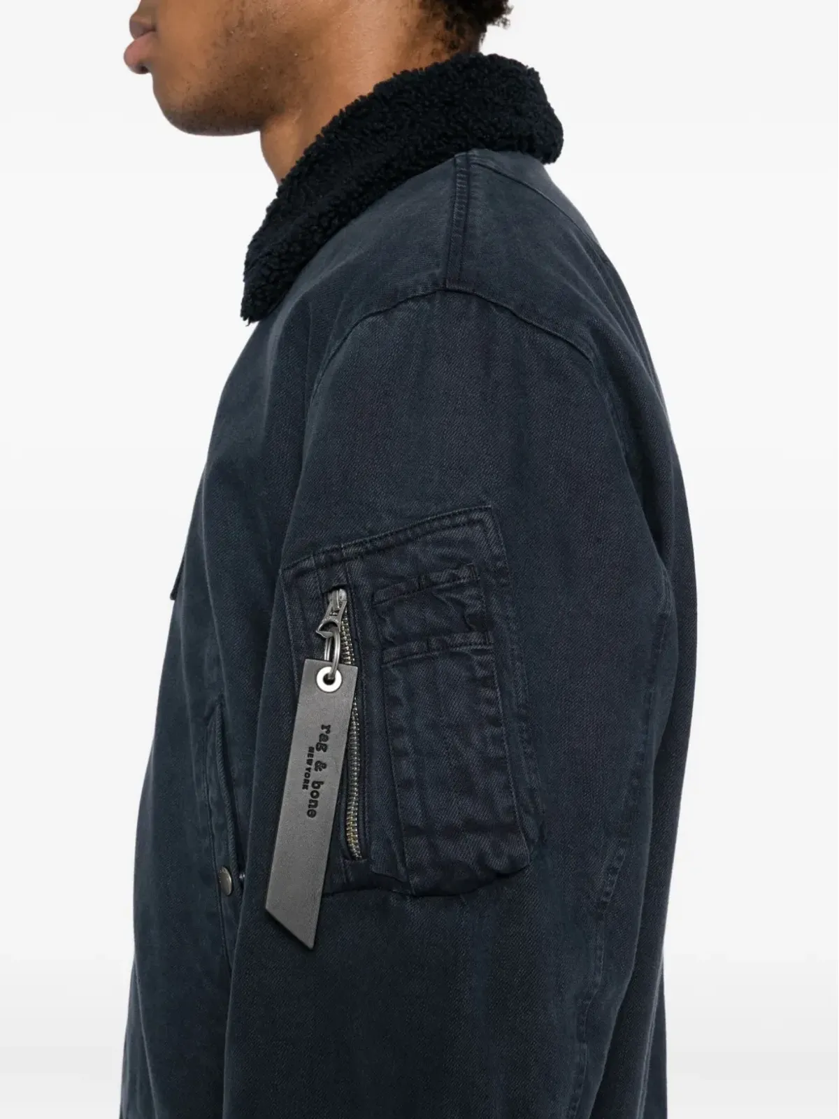 rag & bone デニムボンバージャケット - 画像5
