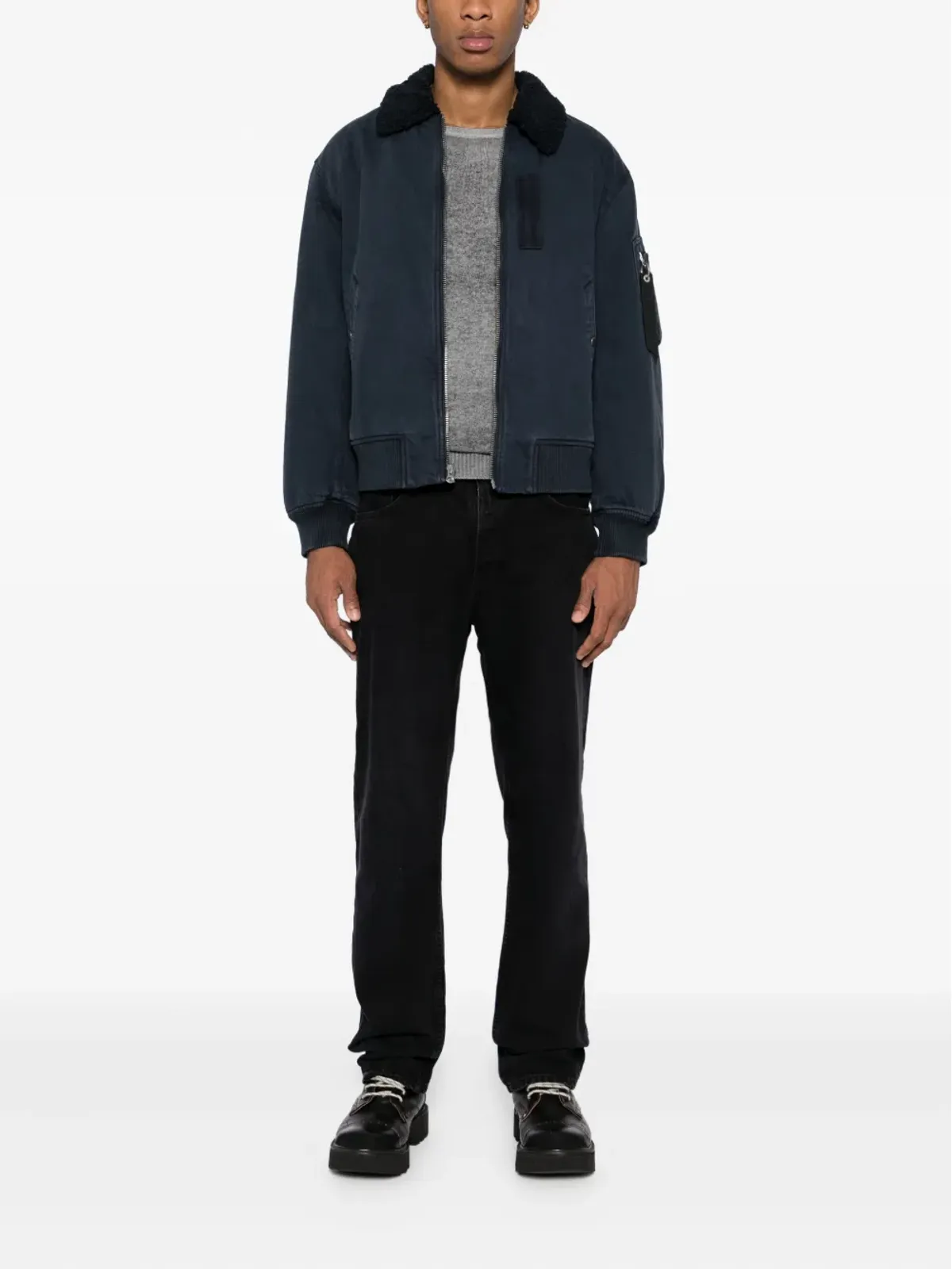 rag & bone デニムボンバージャケット - 画像2