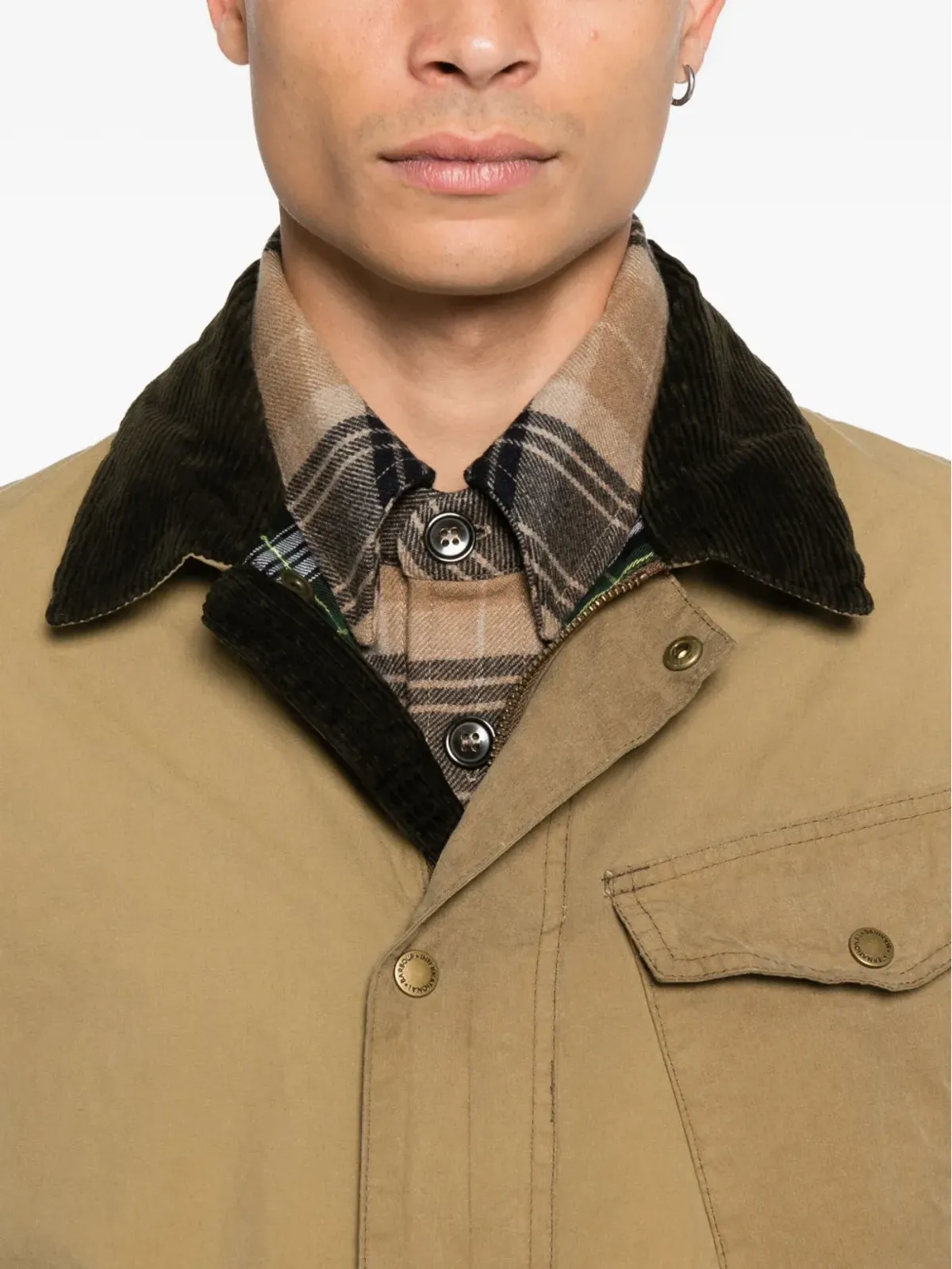 Barbour International フラップポケットジャケット - 画像5