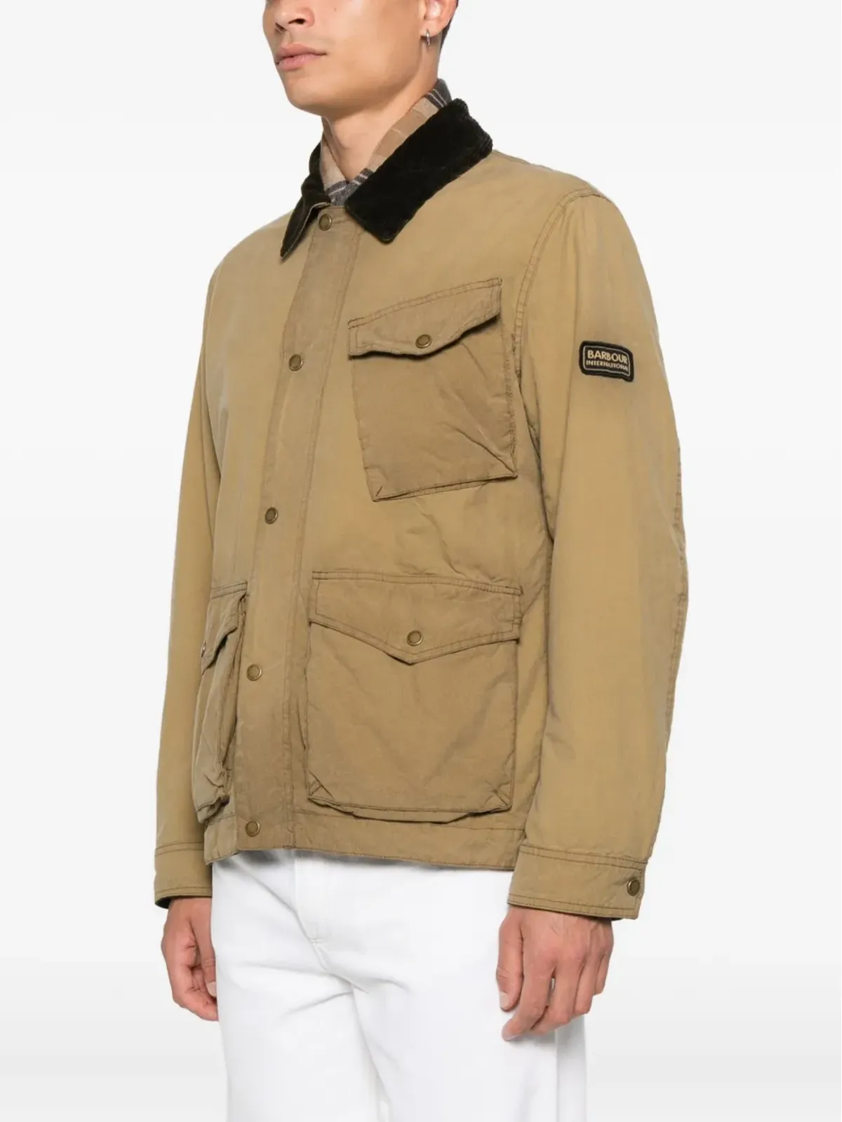 Barbour International フラップポケットジャケット - 画像3