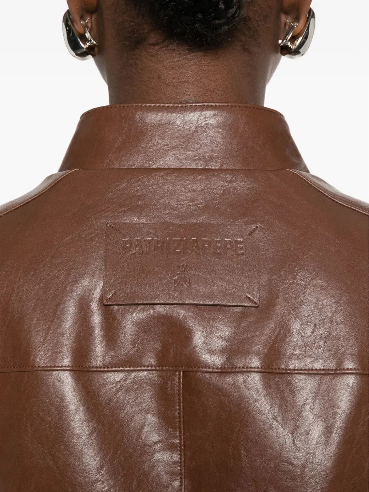 Patrizia Pepe ジップフロント フラップポケット ジャケット - 画像5