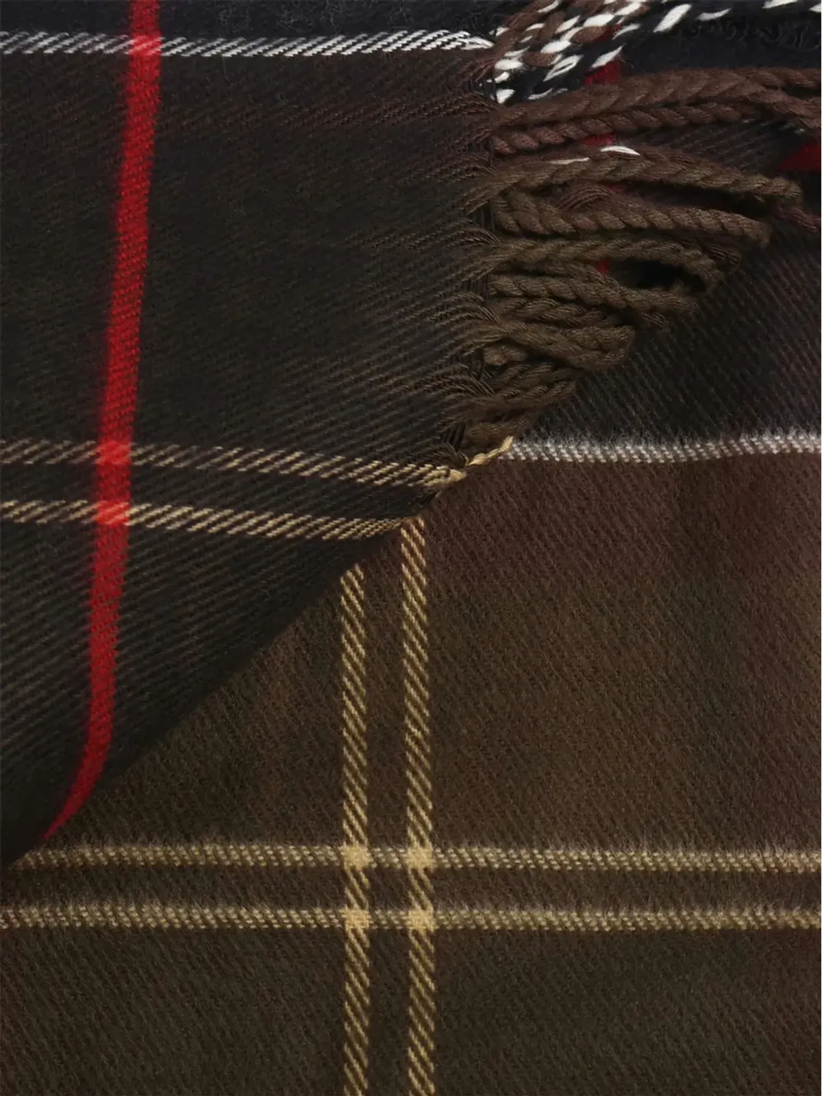 Barbour チェック柄スカーフ - 画像2