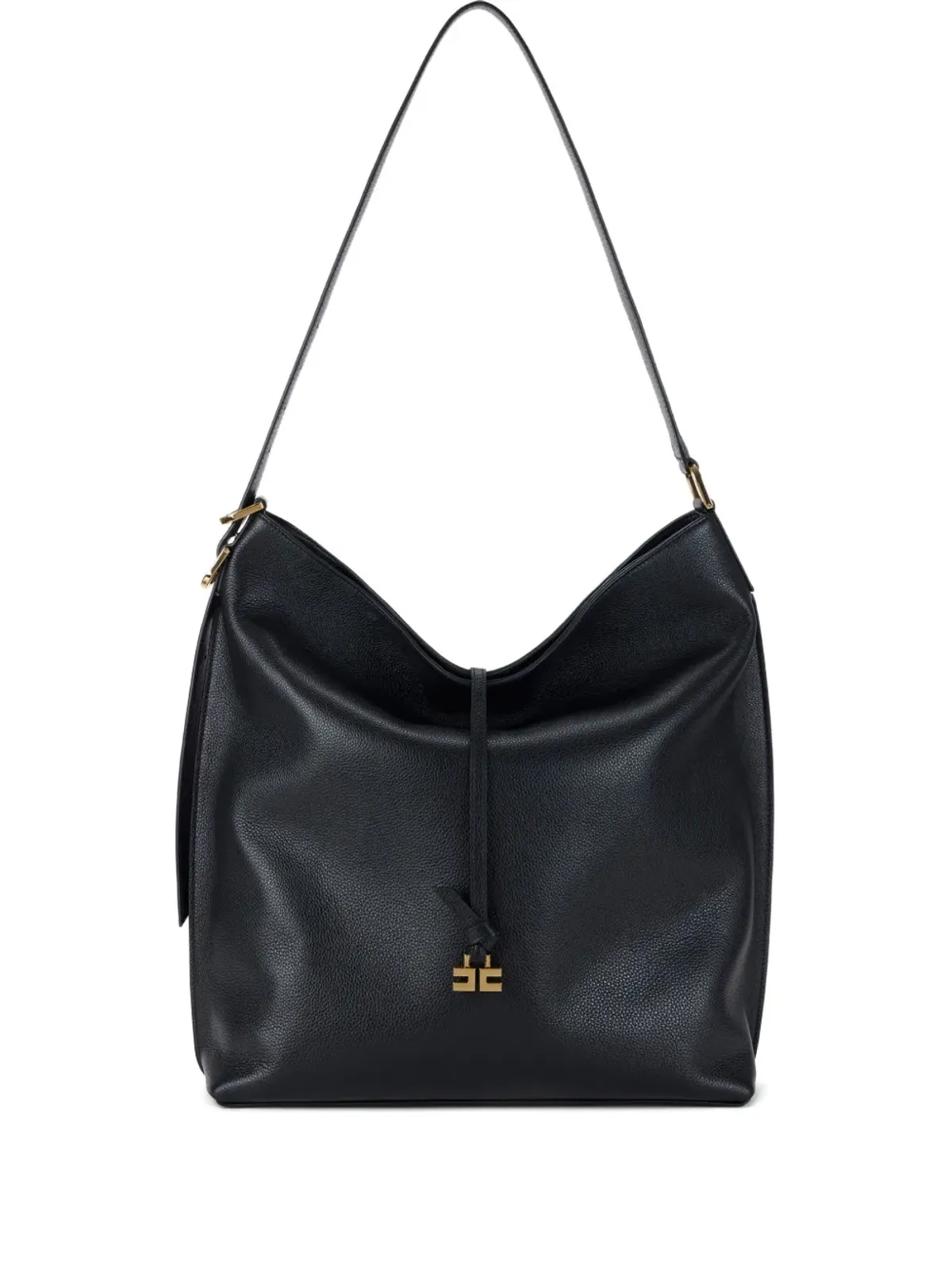 Elisabetta Franchi Boulevard Leather Shoulder Bag - 画像1