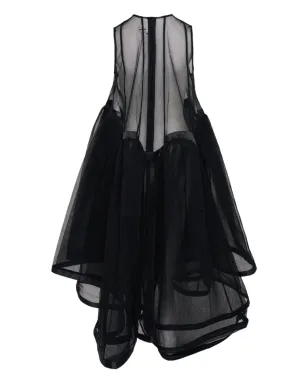 Noir Kei Ninomiya チュールレイヤードドレス - サムネイル2