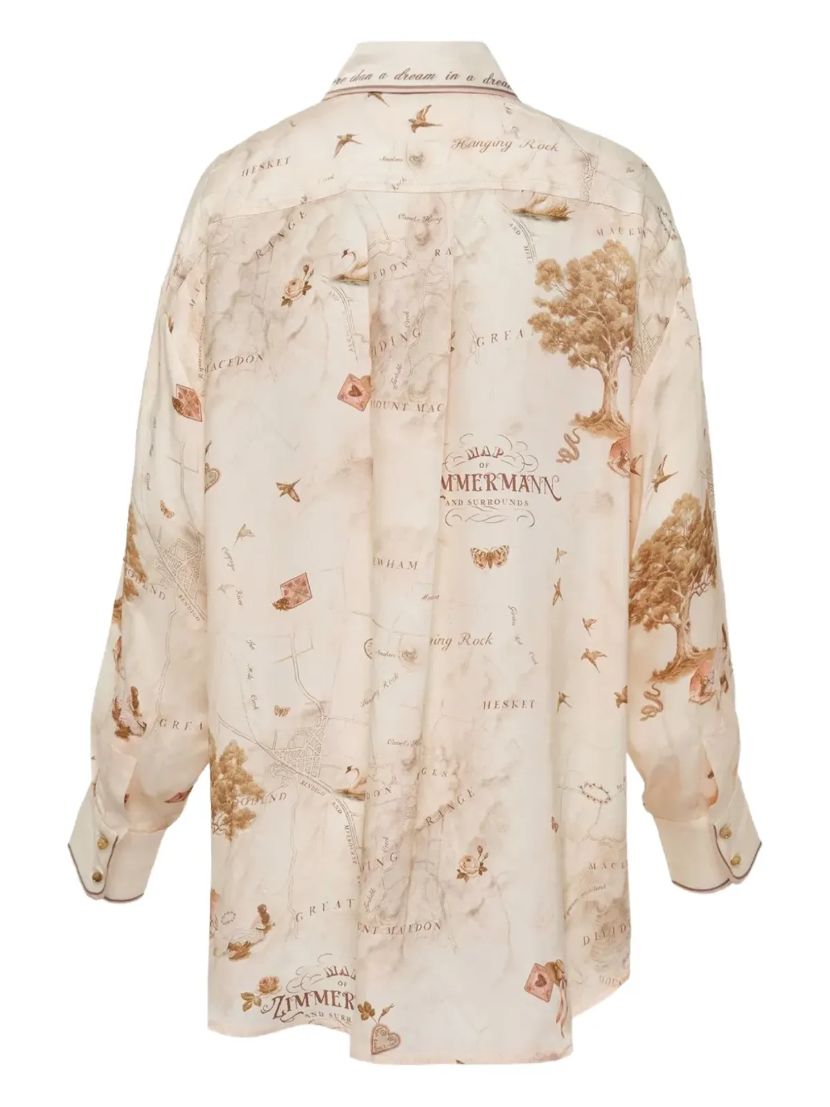 ZIMMERMANN マッププリントシャツ - 画像2