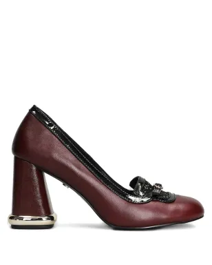 Gold & Rouge Valibi pumps - サムネイル1