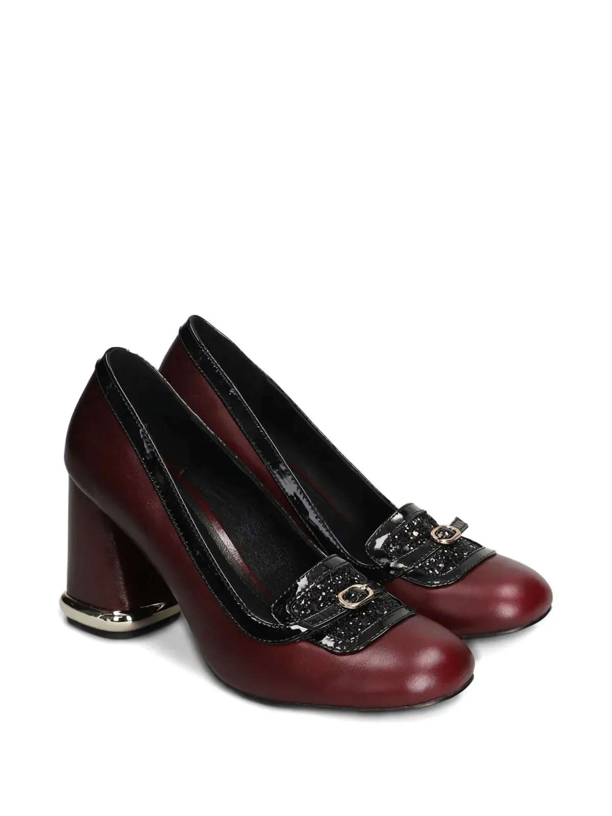 Gold & Rouge Valibi pumps - 画像2