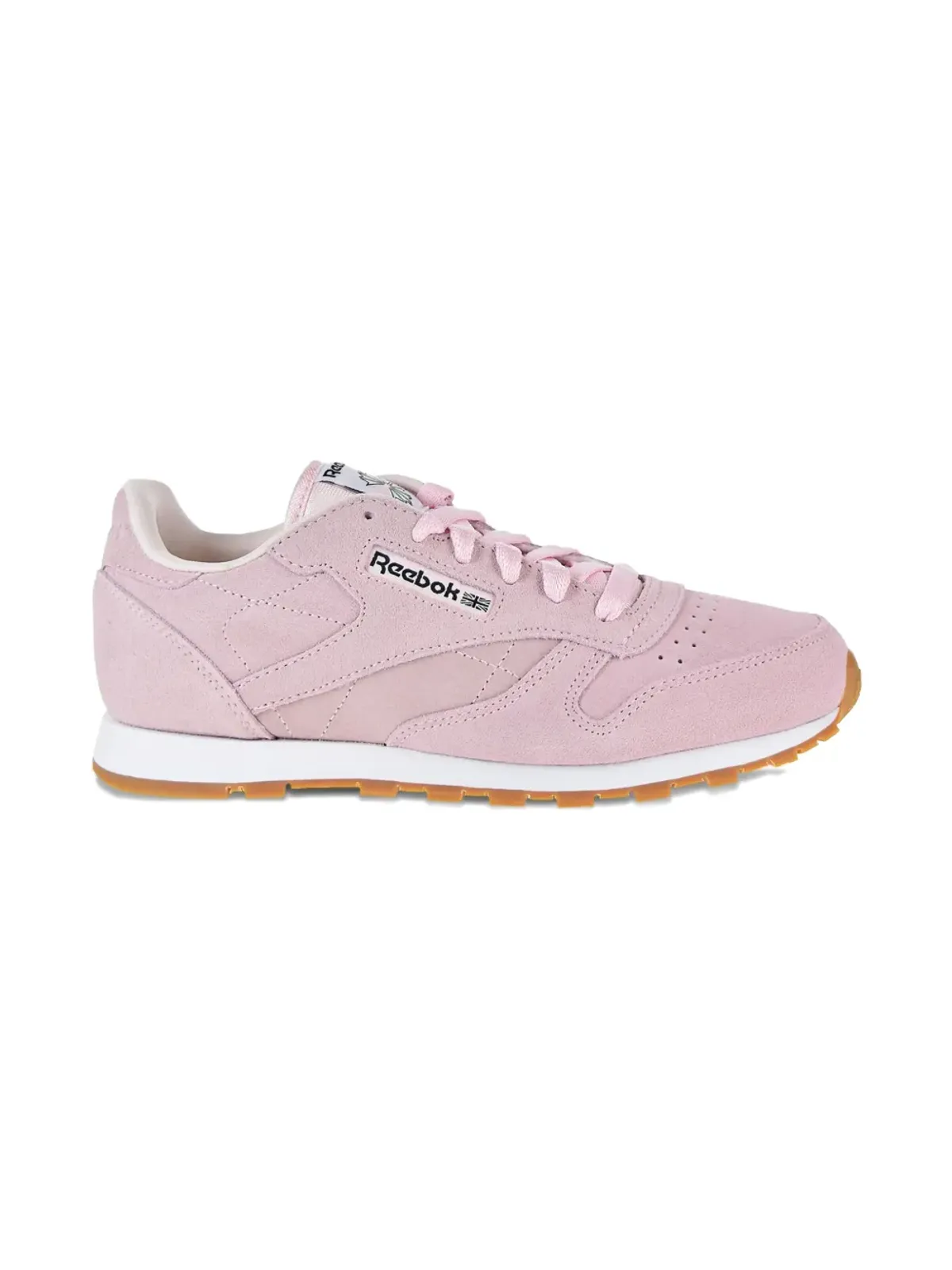 Reebok Kids クラシックパステル ピンク/クラシックホワイト スニーカー - 画像2