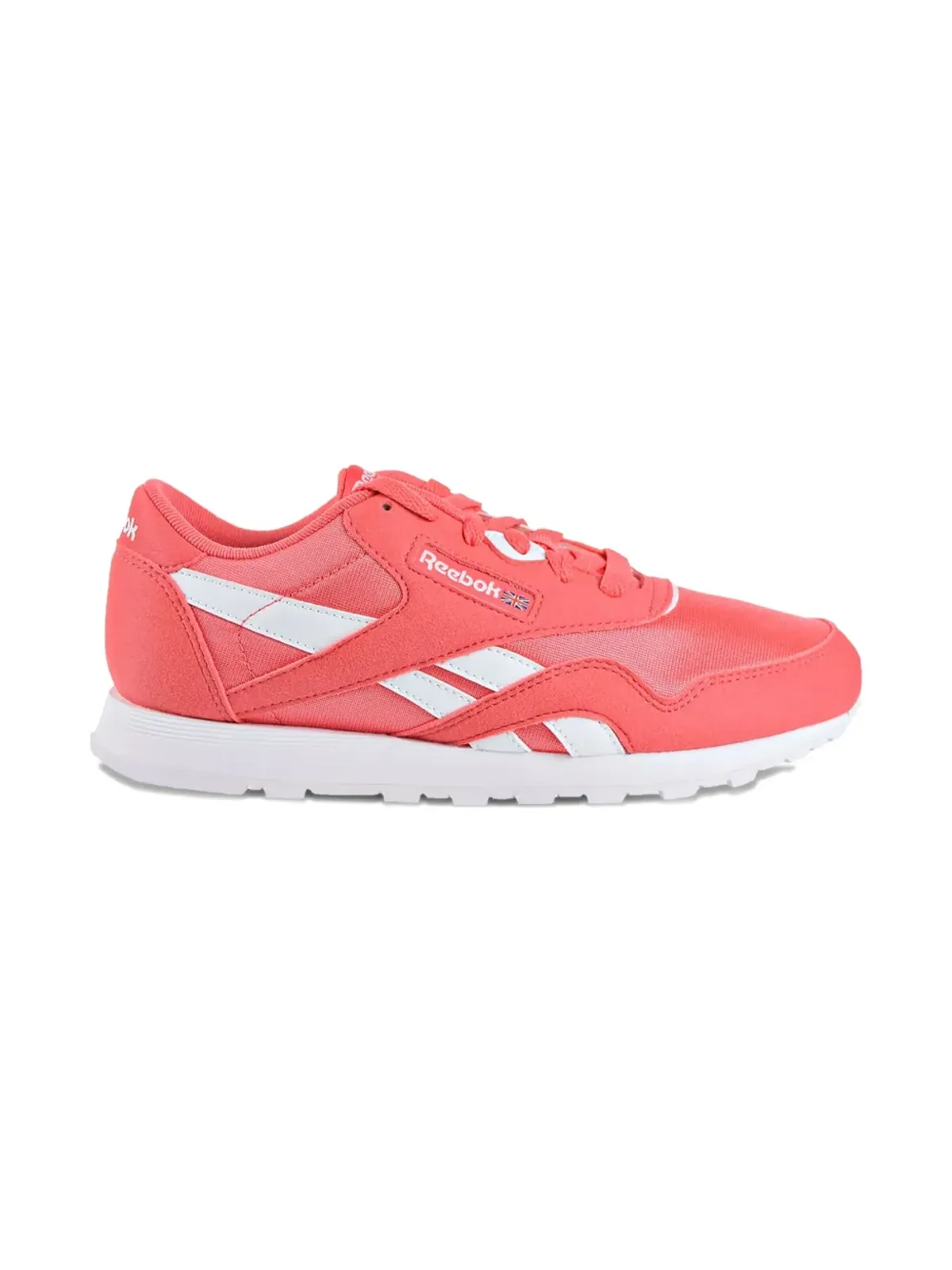 Reebok Kids クラシックGS ブライトローズ/ホワイト スニーカー - 画像2