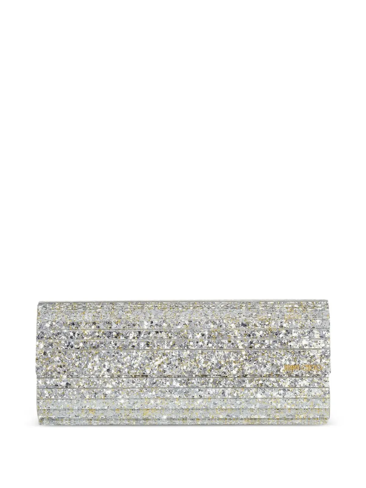 Jimmy Choo Sweetie グリッター風クラッチバッグ - Silver - 画像2