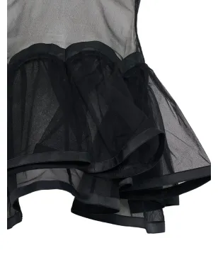 Noir Kei Ninomiya チュールレイヤードトップ - サムネイル3