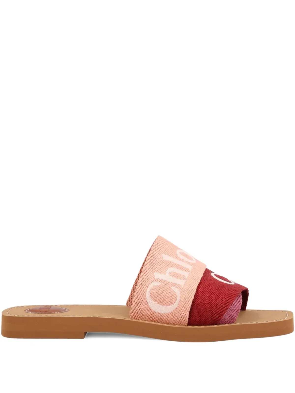 Chloé ロゴ入りサンダル - ピンク - 画像1