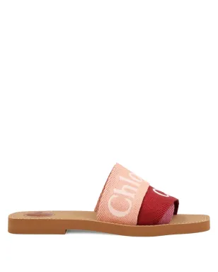 Chloé ロゴ入りサンダル - ピンク - サムネイル1