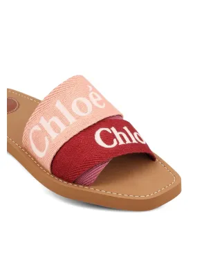 Chloé ロゴ入りサンダル - ピンク - サムネイル4