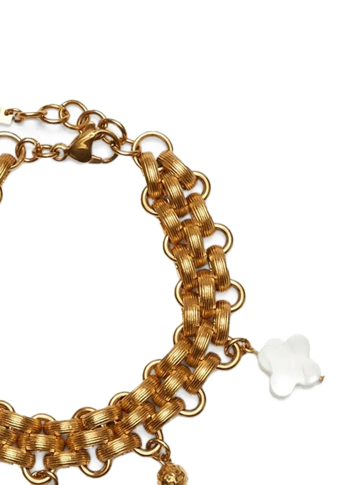 Labelled Jewellery ミラ チェーンリンク クローバー ブレスレット - 画像2