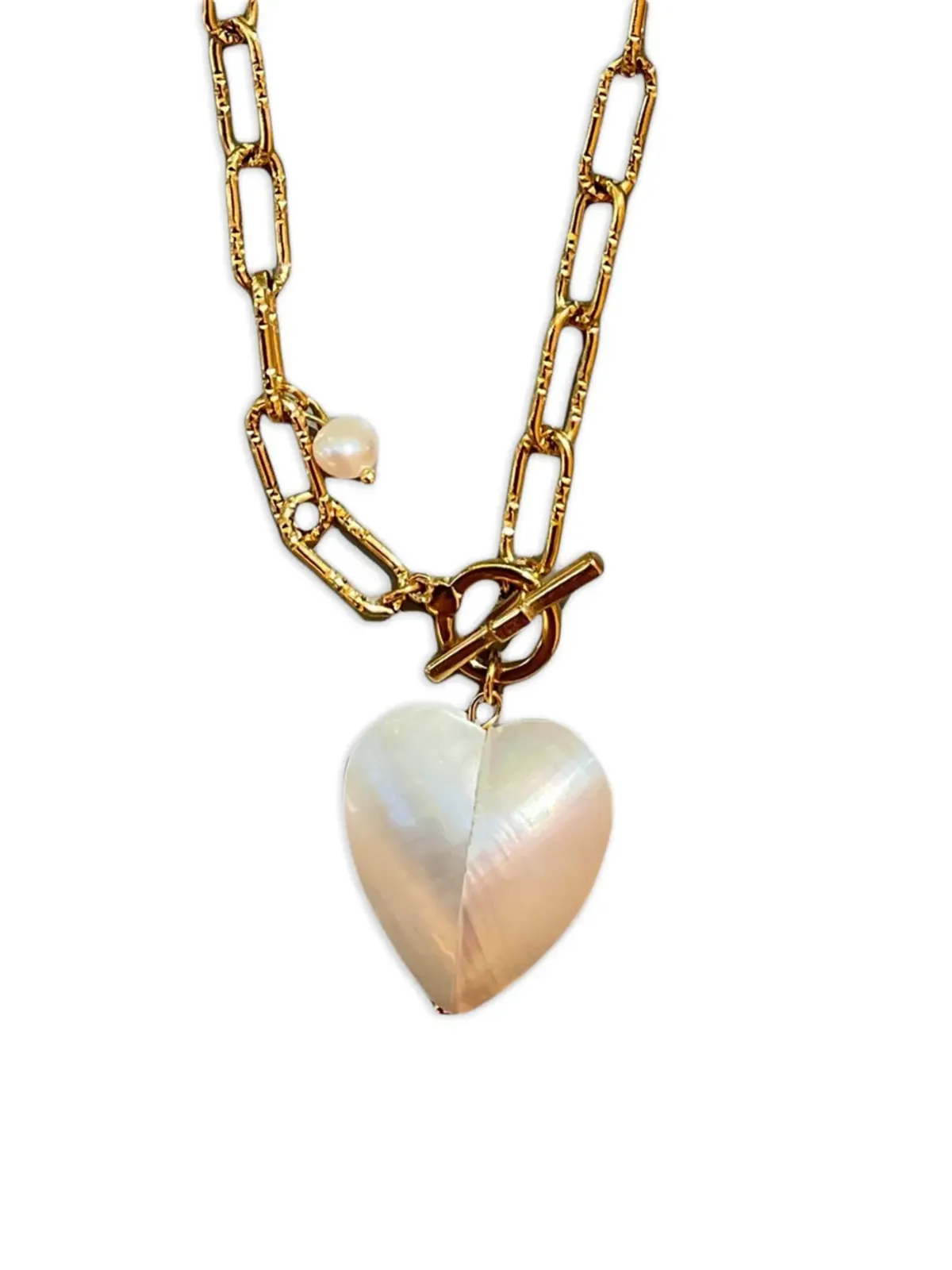 Labelled Jewellery Shelley ハートチェーン ネックレス - ゴールド - 画像2