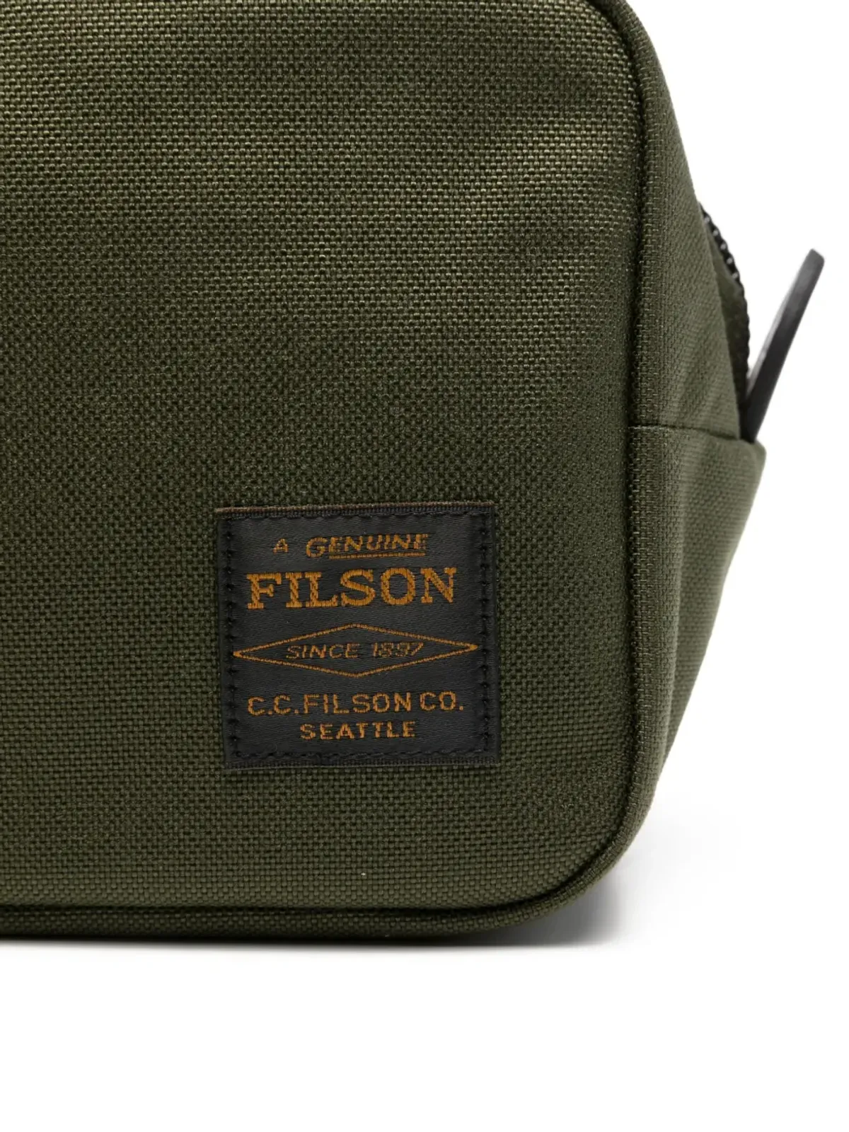 Filson ジップトップ ウォッシュバッグ - OTTER GREEN - 画像3