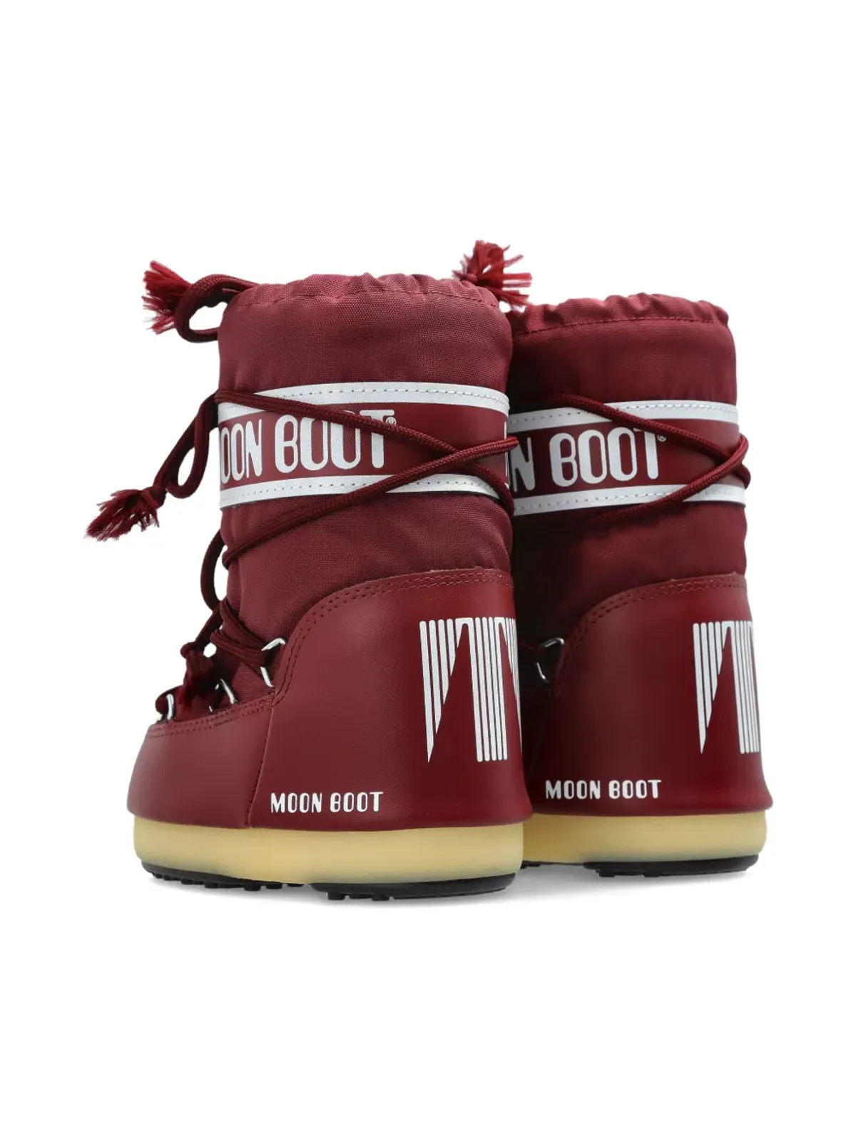 Moon Boot Kids ロゴプリント レースアップ ブーツ - 画像3