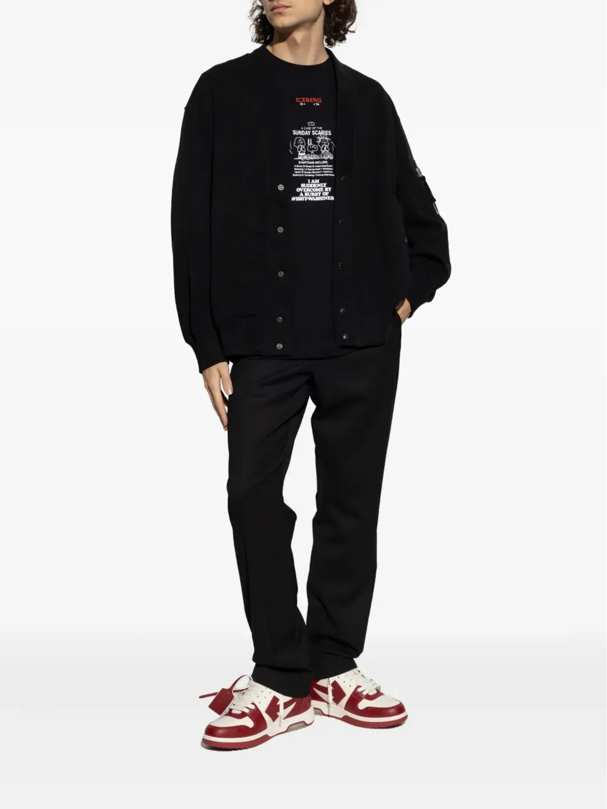 Iceberg × PEANUTS グラフィックTシャツ - 画像2