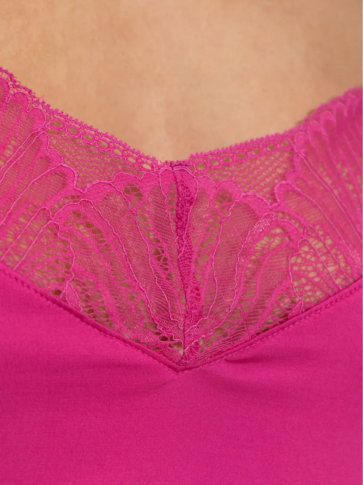 Hanro Lilith lace-trim camisole - 画像4