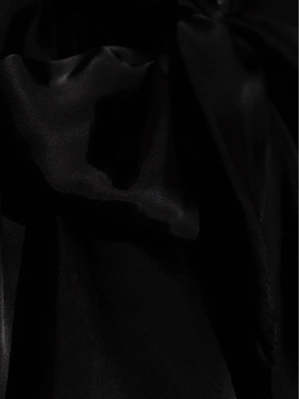 VETEMENTS shoulder-pads bow shirt - Black - 画像5