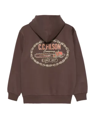 Filson グラフィックプリント パーカー - ブラウン - サムネイル2
