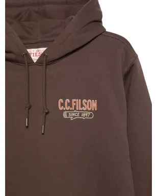Filson グラフィックプリント パーカー - ブラウン - サムネイル3