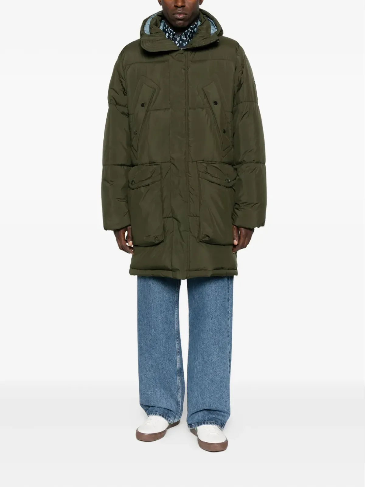 Paul Smith フード付きキルティングコート - 画像2
