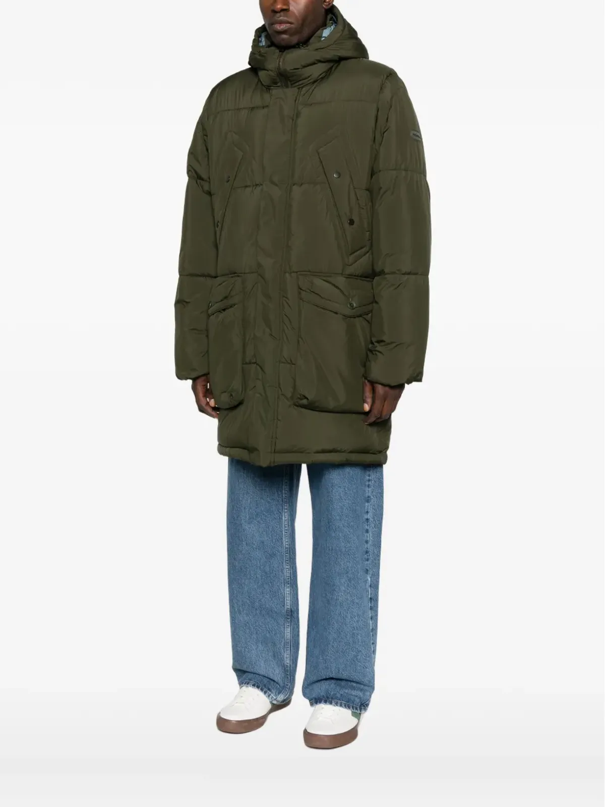 Paul Smith フード付きキルティングコート - 画像3