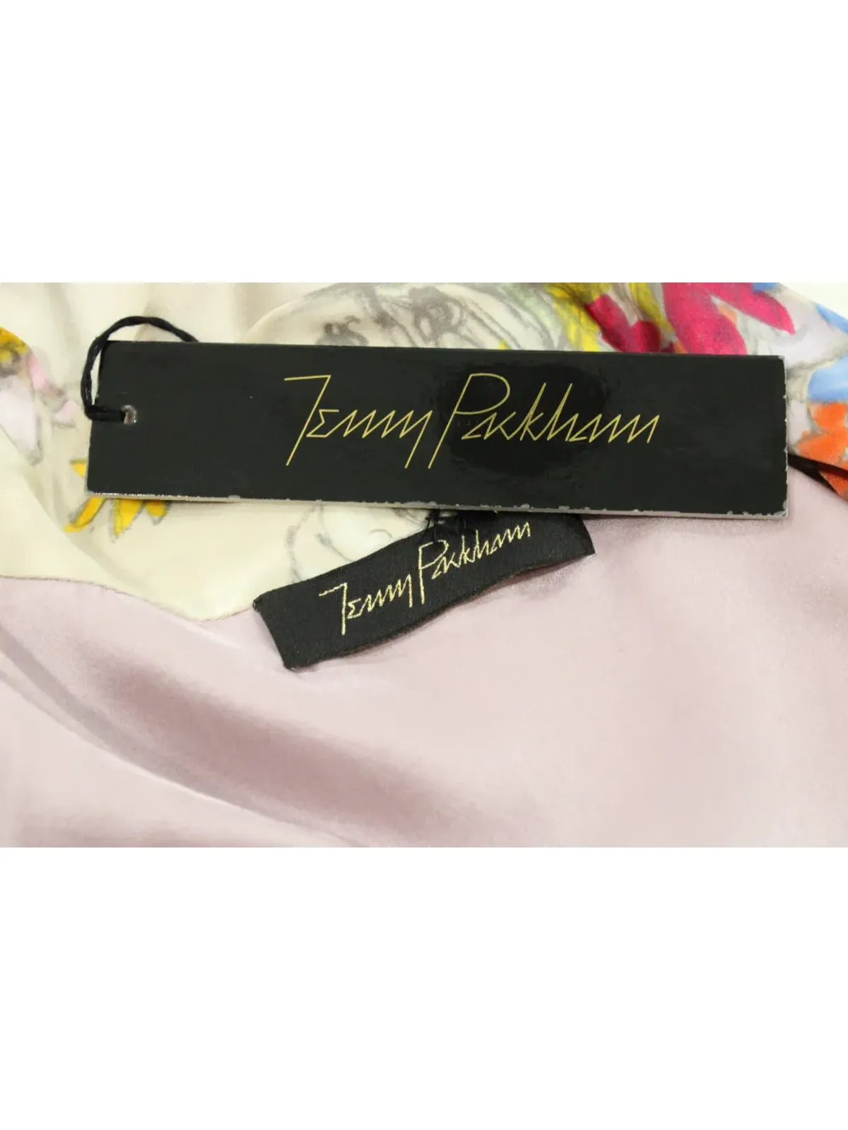 Jenny Packham 花柄ボーダーローブ - 画像5