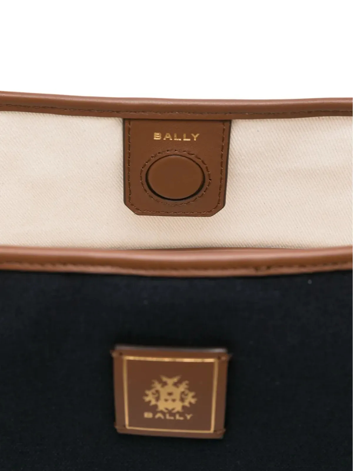 Bally ストライプパネル・トートバッグ - 画像5