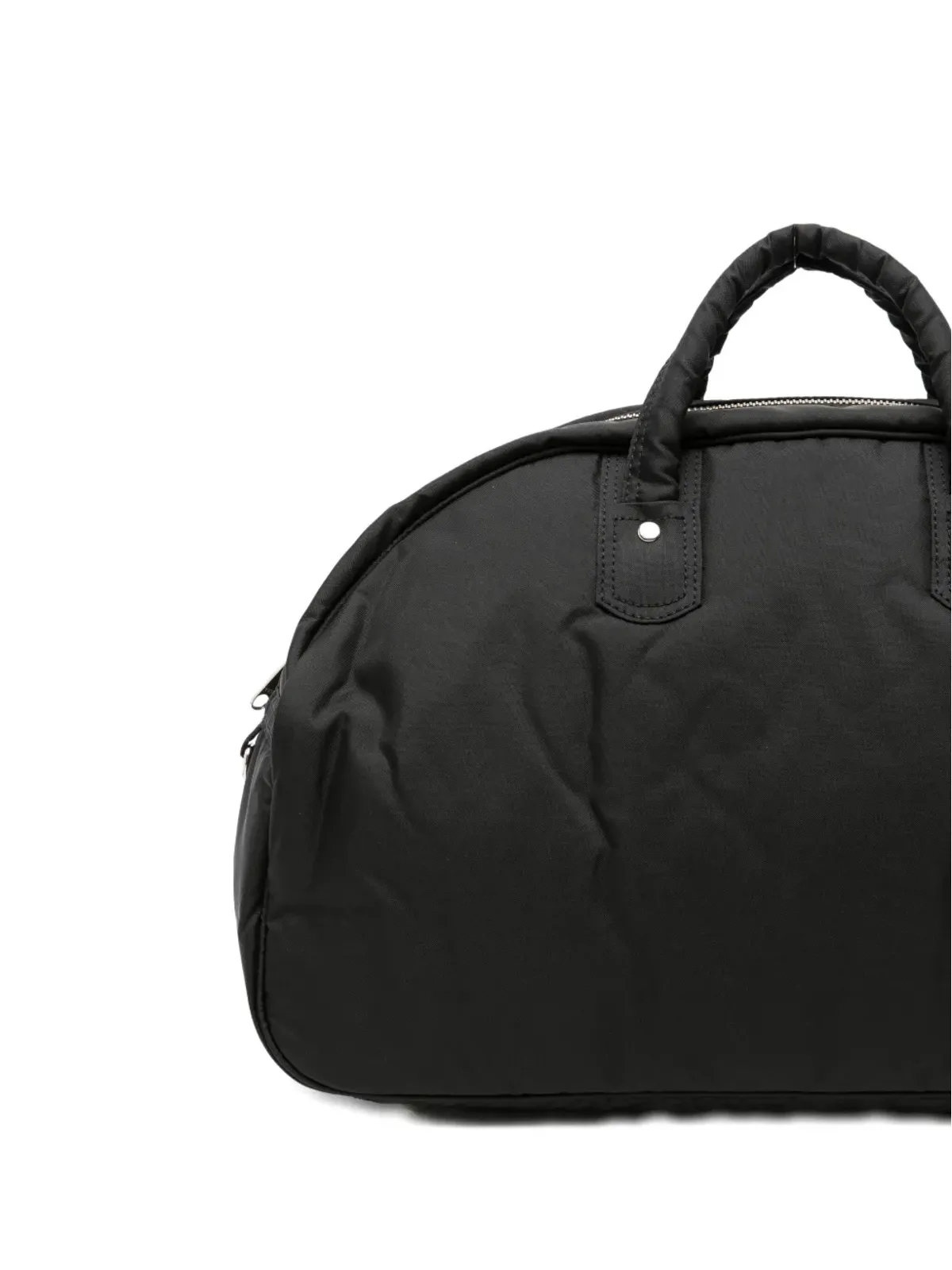 Black Comme Des Garçons ジップ付きパッド入りトートバッグ - 画像4