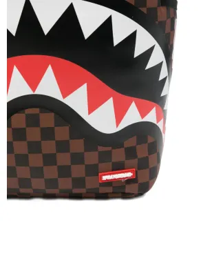 sprayground kid シャークマウス チェック柄バックパック（ブラウン） - サムネイル3
