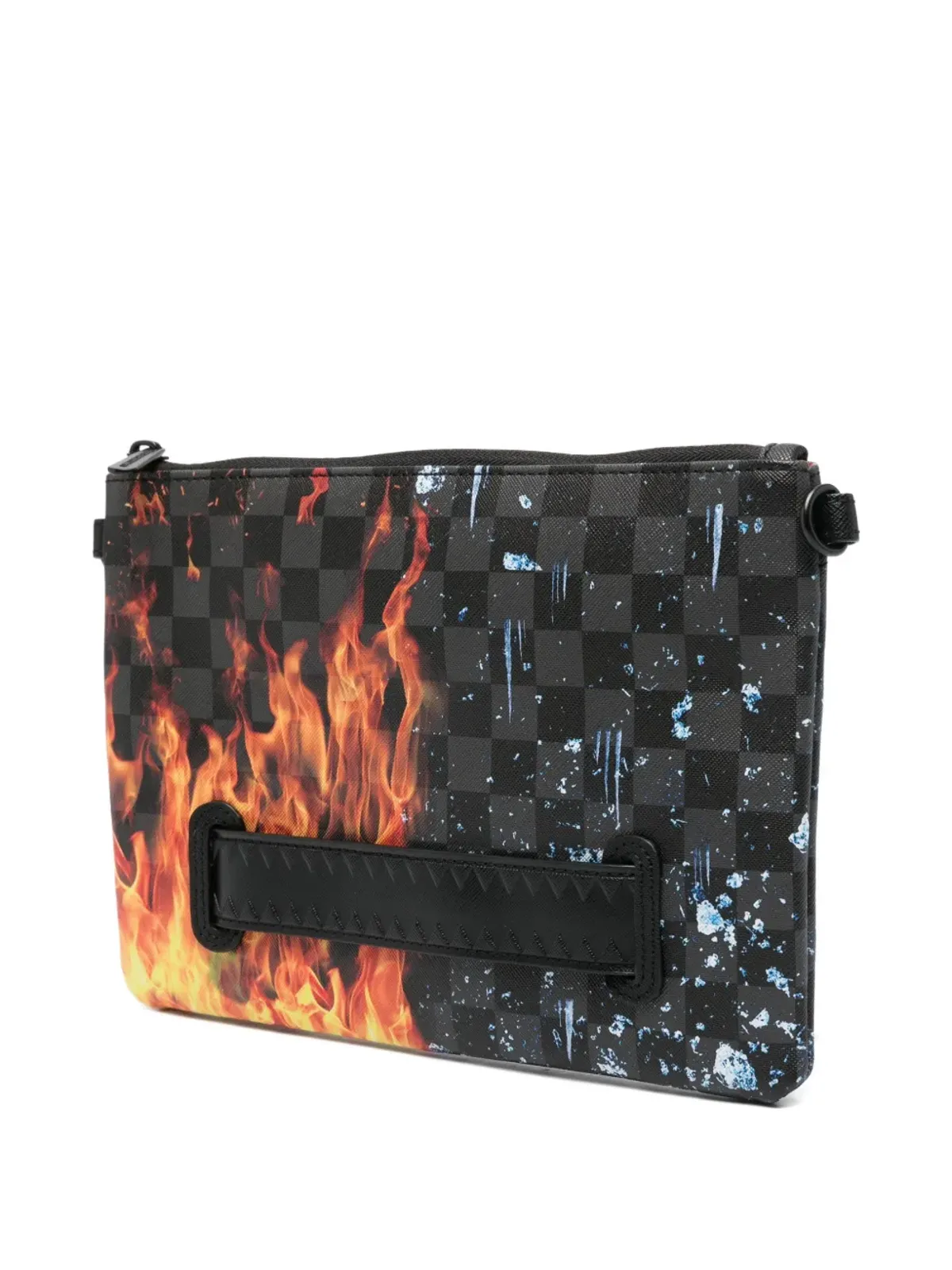Sprayground Fire & Ice Shark Cross Body Bag - Black - 画像2