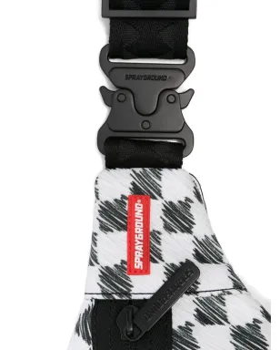 sprayground kid シャークチェック柄ベルトバッグ - サムネイル3