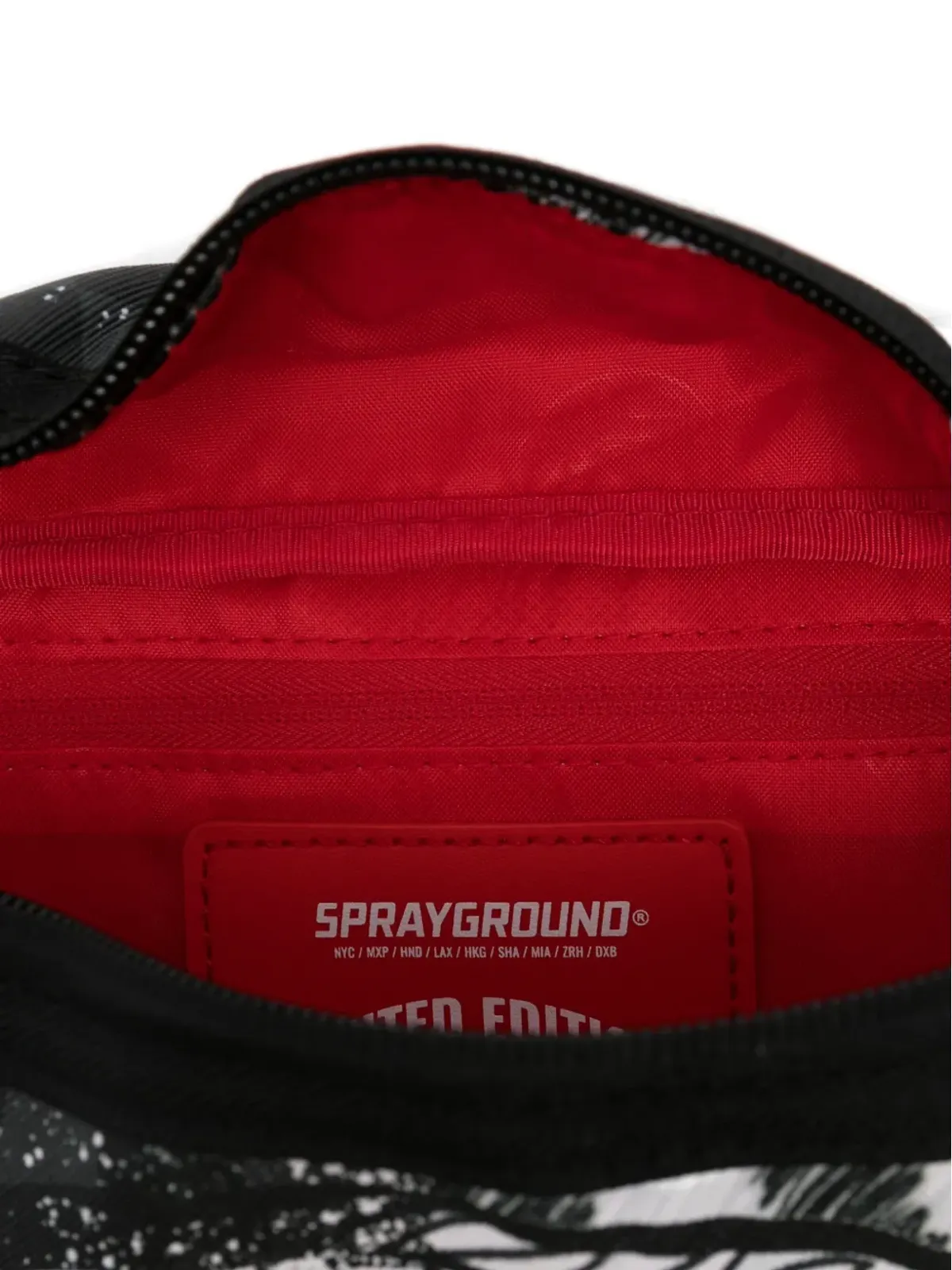 sprayground kid シャークチェック柄ベルトバッグ - 画像4