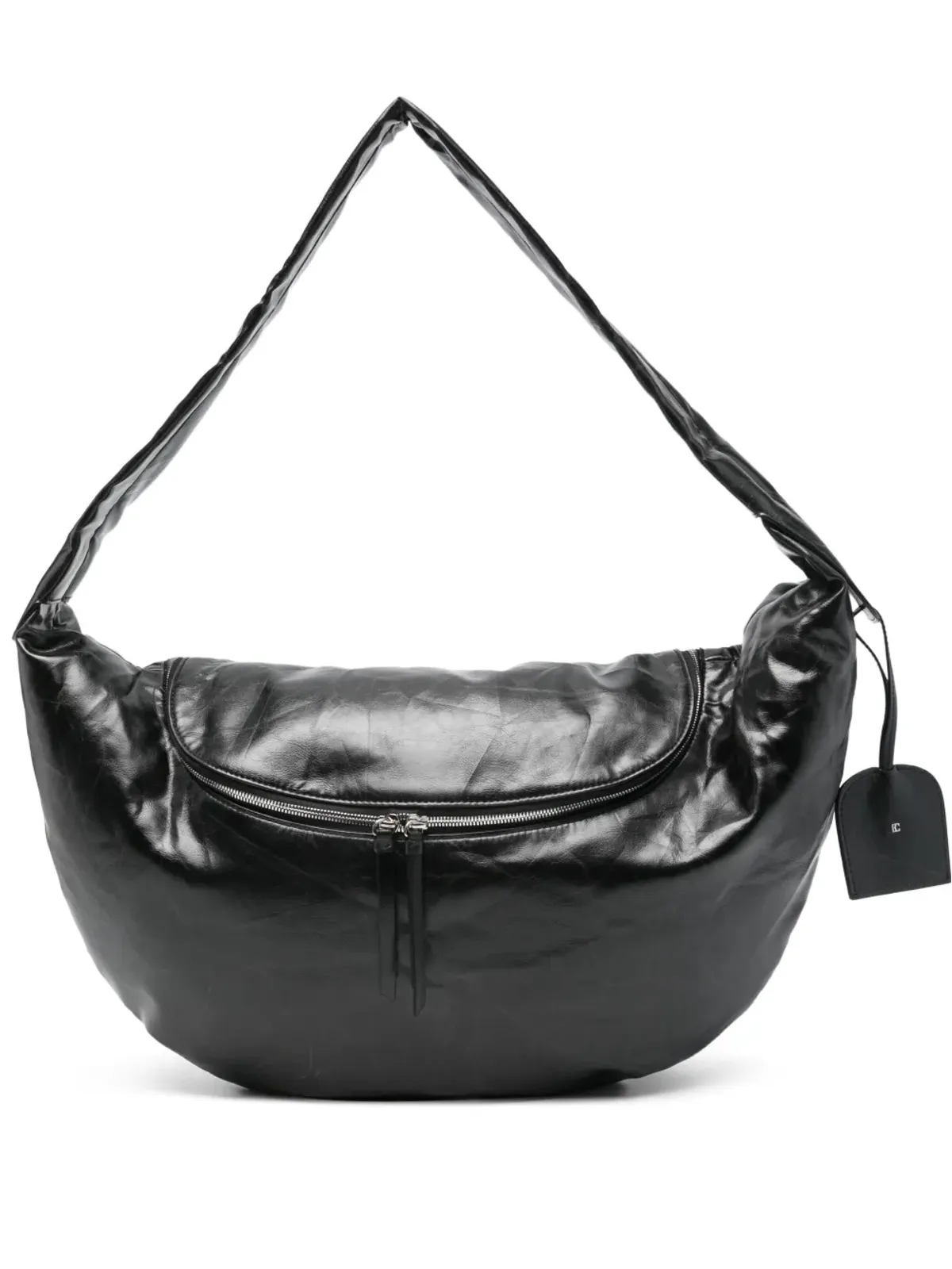 Low Classic Croissant shoulder bag - Black - 画像1