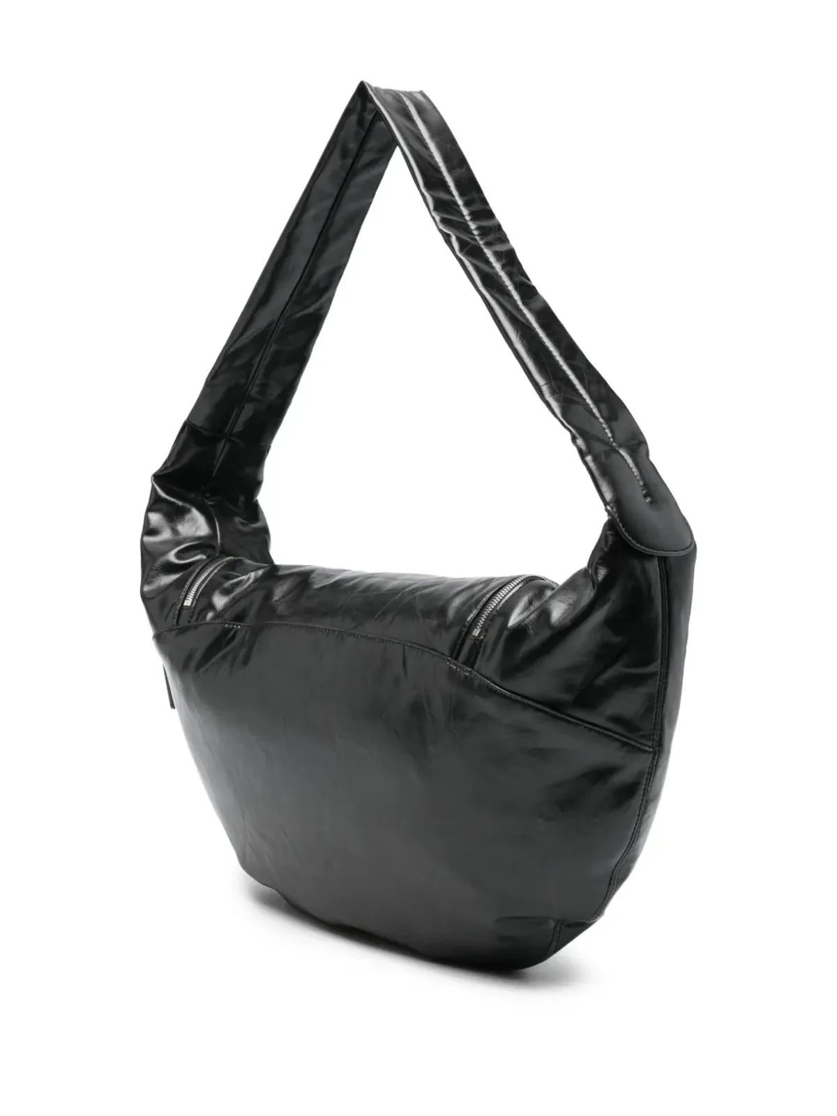 Low Classic Croissant shoulder bag - Black - 画像3