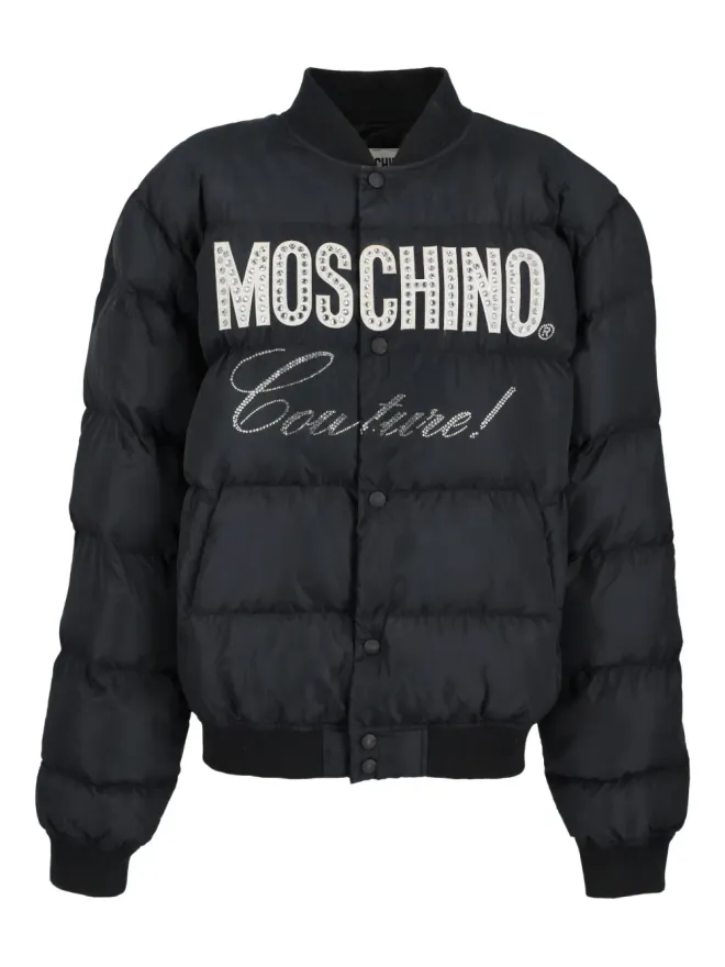 Moschino Pre-Owned Moschino ビンテージ パッド入りジャケット ブラックの商品画像