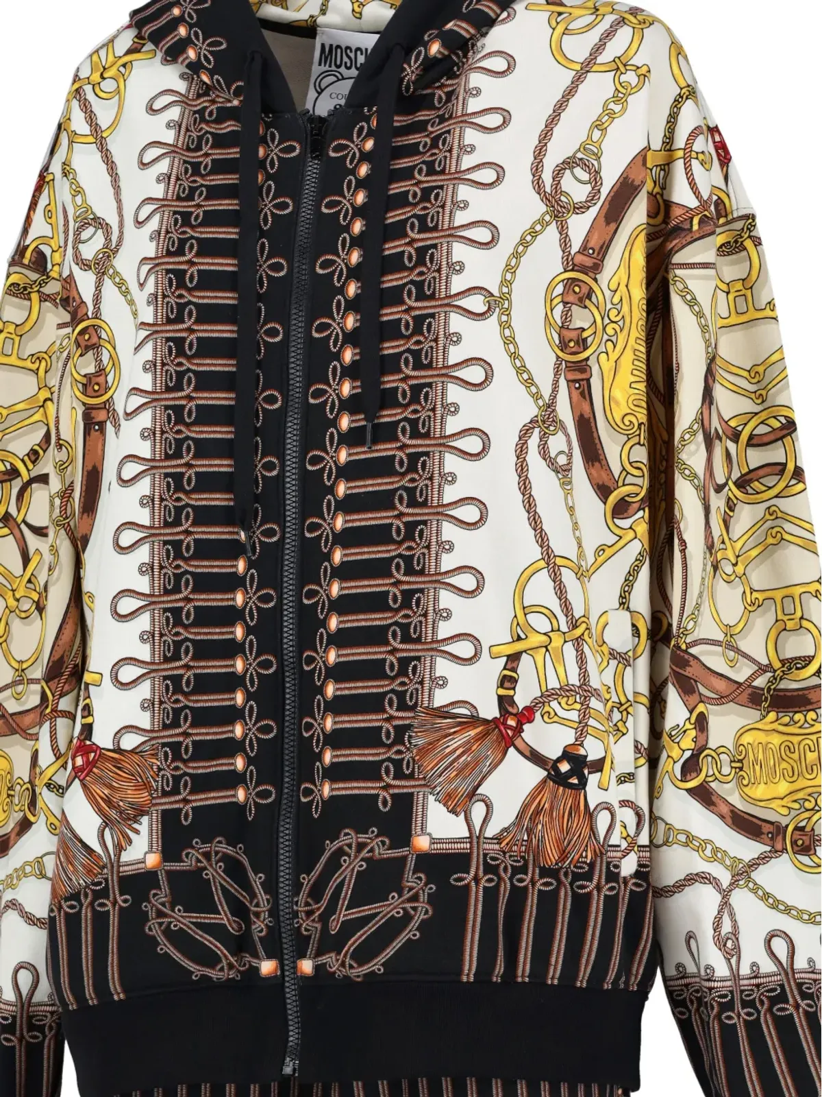 Moschino Pre-Owned チェーンプリント トラックスーツ ブラウン - 画像5