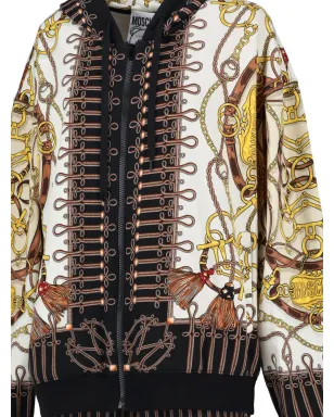 Moschino Pre-Owned チェーンプリント トラックスーツ ブラウン - サムネイル5